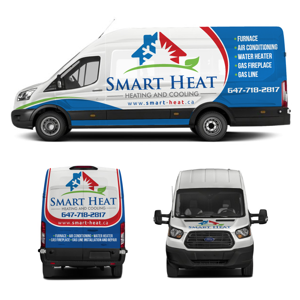 Car Wrap-Design von Yoga Tri für Smart Heat | Design #24610840