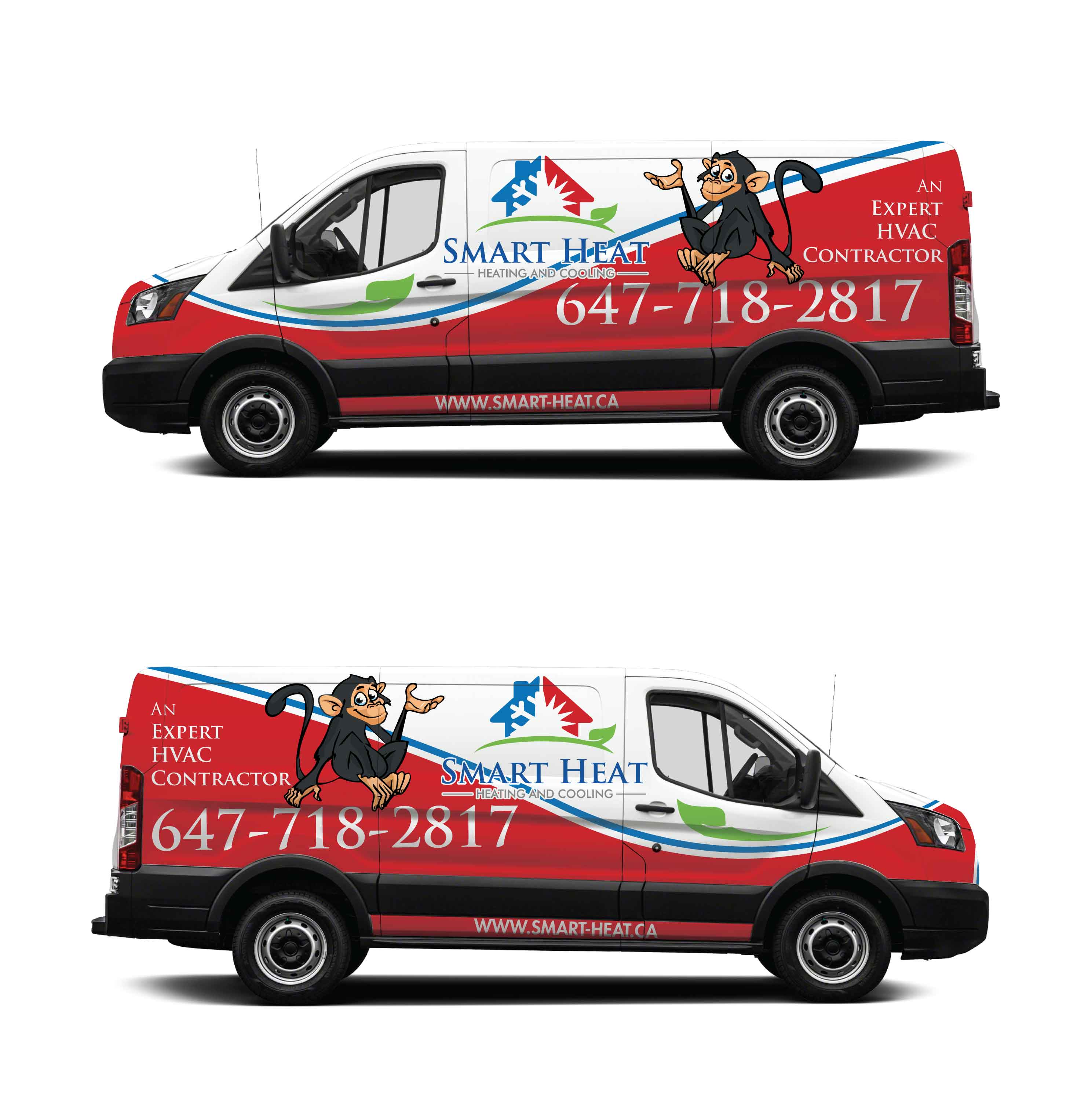 Car Wrap Design by Shumaila Kiran for Smart Heat | Design #24633078