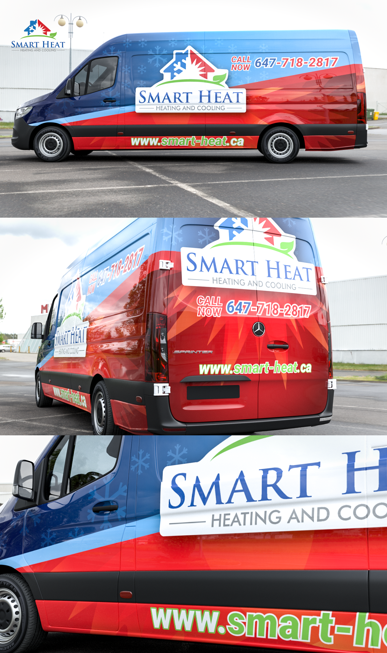 Car Wrap Design by My Idea Studio for Smart Heat | Design #24633219