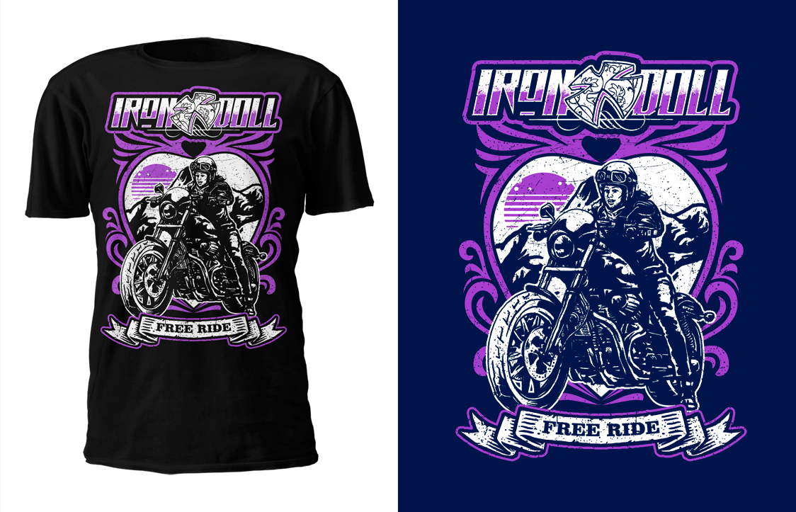 Design de T-shirt par D'Mono pour Girl Rider Pty Ltd | Design #25006681