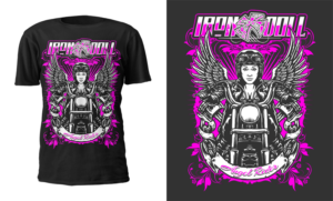 T-Shirt-Design von D'Mono für Girl Rider Pty Ltd | Design: #25036317