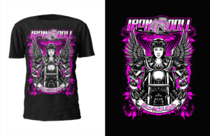 *** Updated brief for Women motorcycle riders t-shirt | Diseño de Camiseta por D'Mono