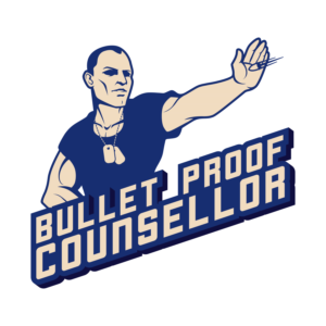The Bullet Proof Counsellor  | Graphic Design by Scelatio