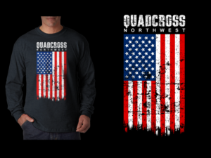 2020 Long SleeveT-shirt American Flag | T-shirt Design by cithuwill
