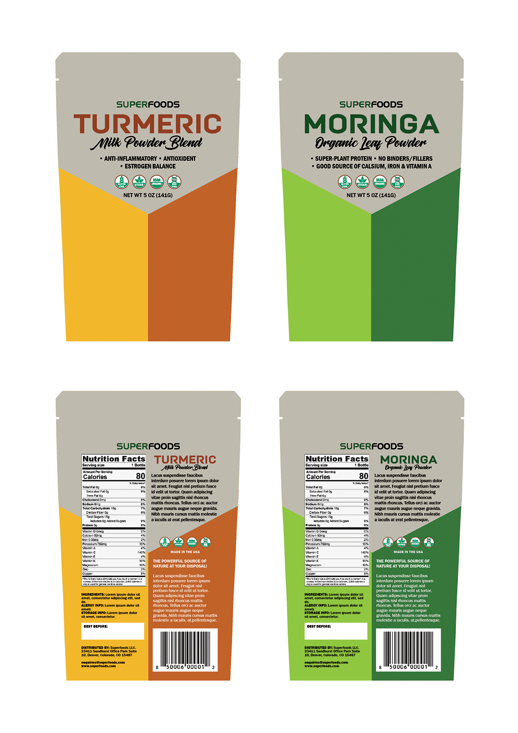 Packaging Design by The Freelance Designer for Blue Lily Organics LLC | Design #24623074