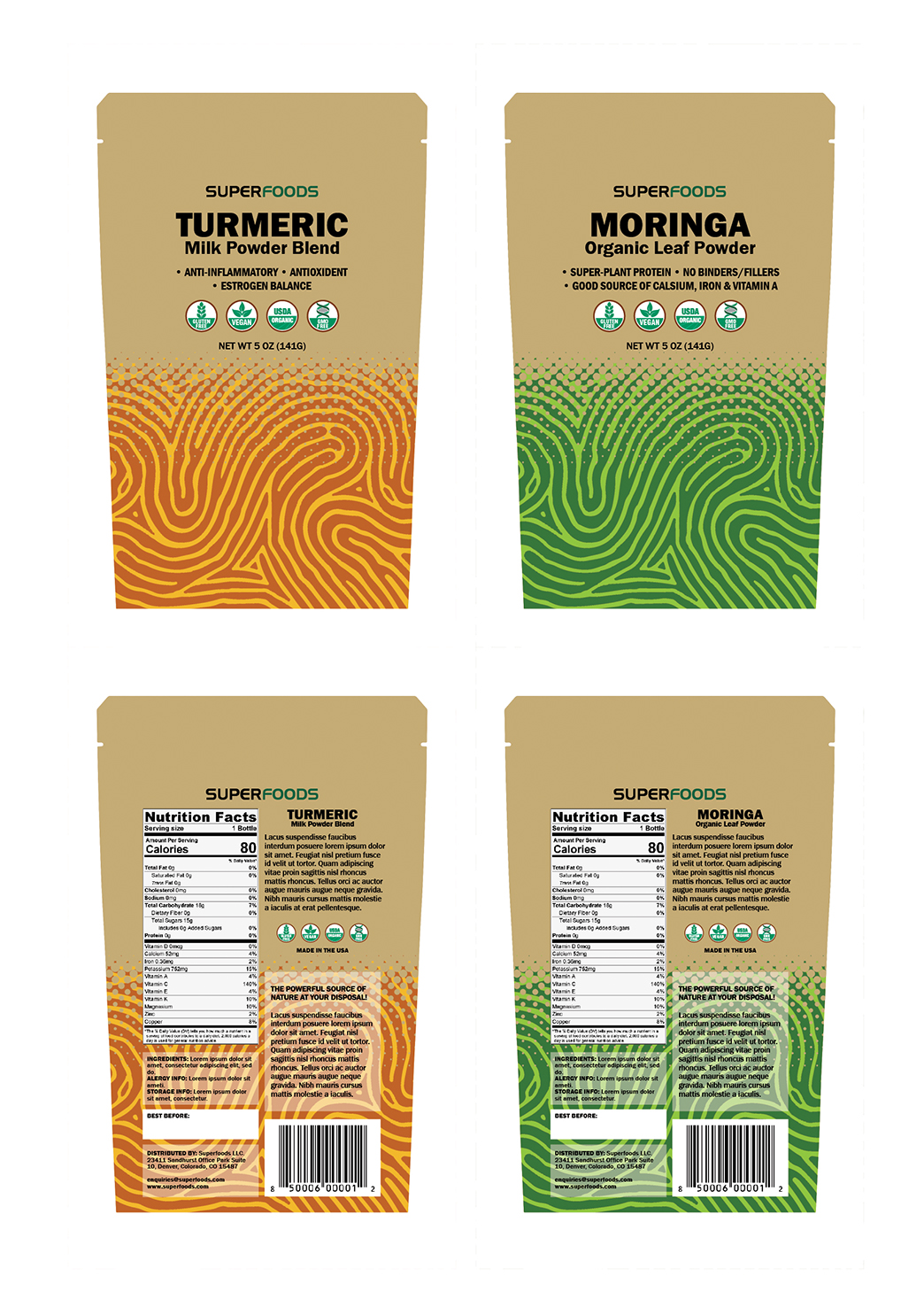 Packaging Design by The Freelance Designer for Blue Lily Organics LLC | Design #24623147