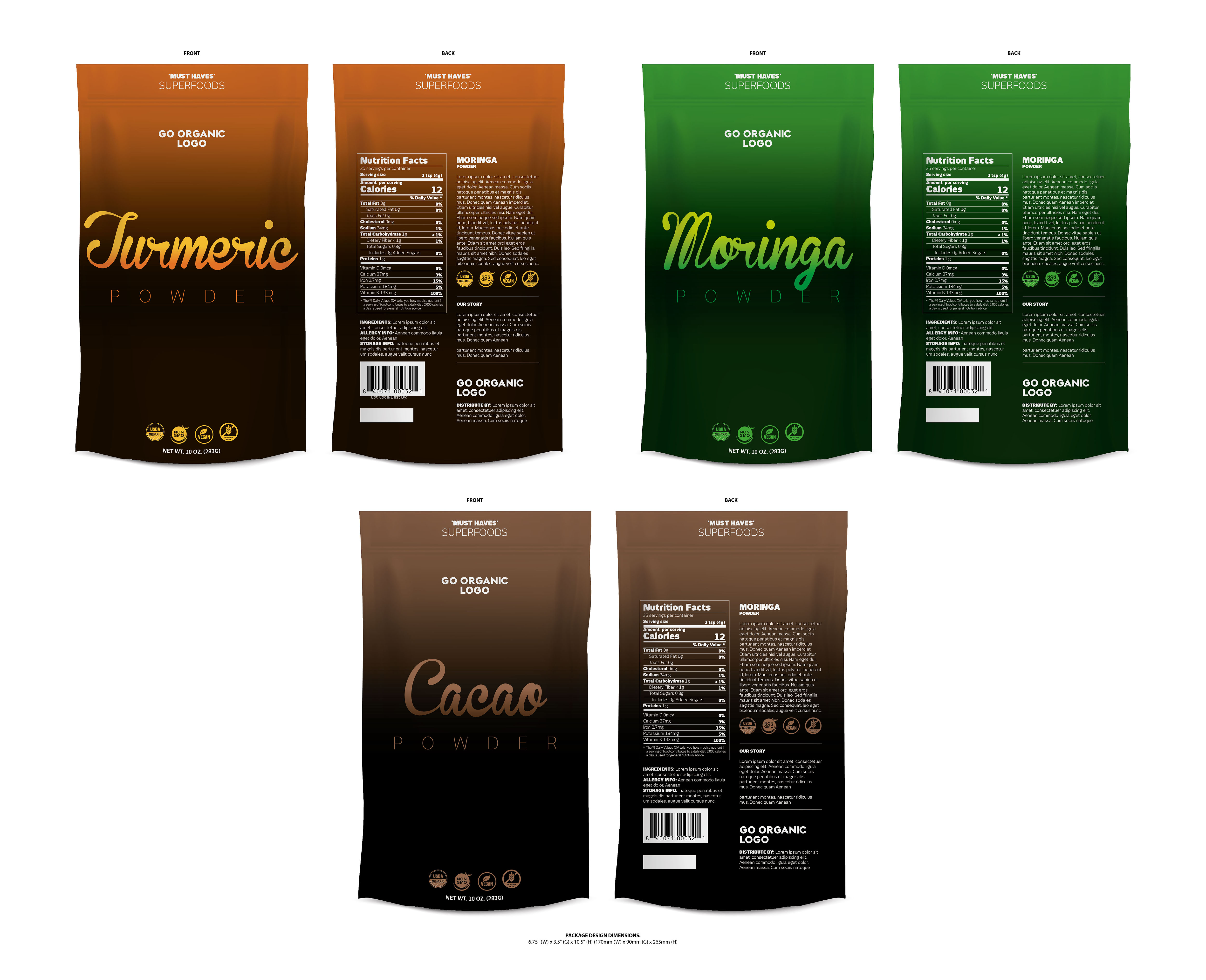 Packaging Design by Howie for Blue Lily Organics LLC | Design #24680160