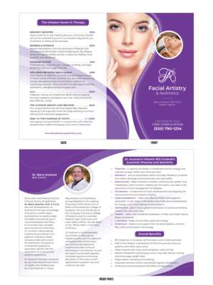 High-End Bifold Brochure for Aesthetics Medspa Business | Diseño de Brochure por DesignFive