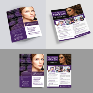 High-End Bifold Brochure for Aesthetics Medspa Business | Diseño de Brochure por TuktukiShree