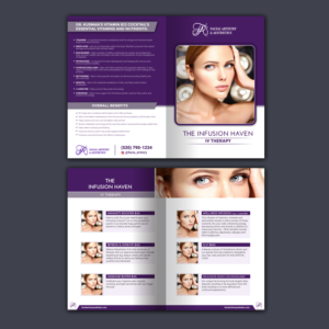 High-End Bifold Brochure for Aesthetics Medspa Business | Diseño de Brochure por paulkanjosh