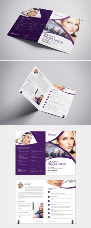 High-End Bifold Brochure for Aesthetics Medspa Business | Diseño de Brochure por ZeneFashions