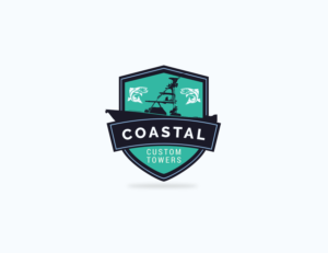 Logo Design by Hammad mir for Coastal Custom Towers | Design: #24595850