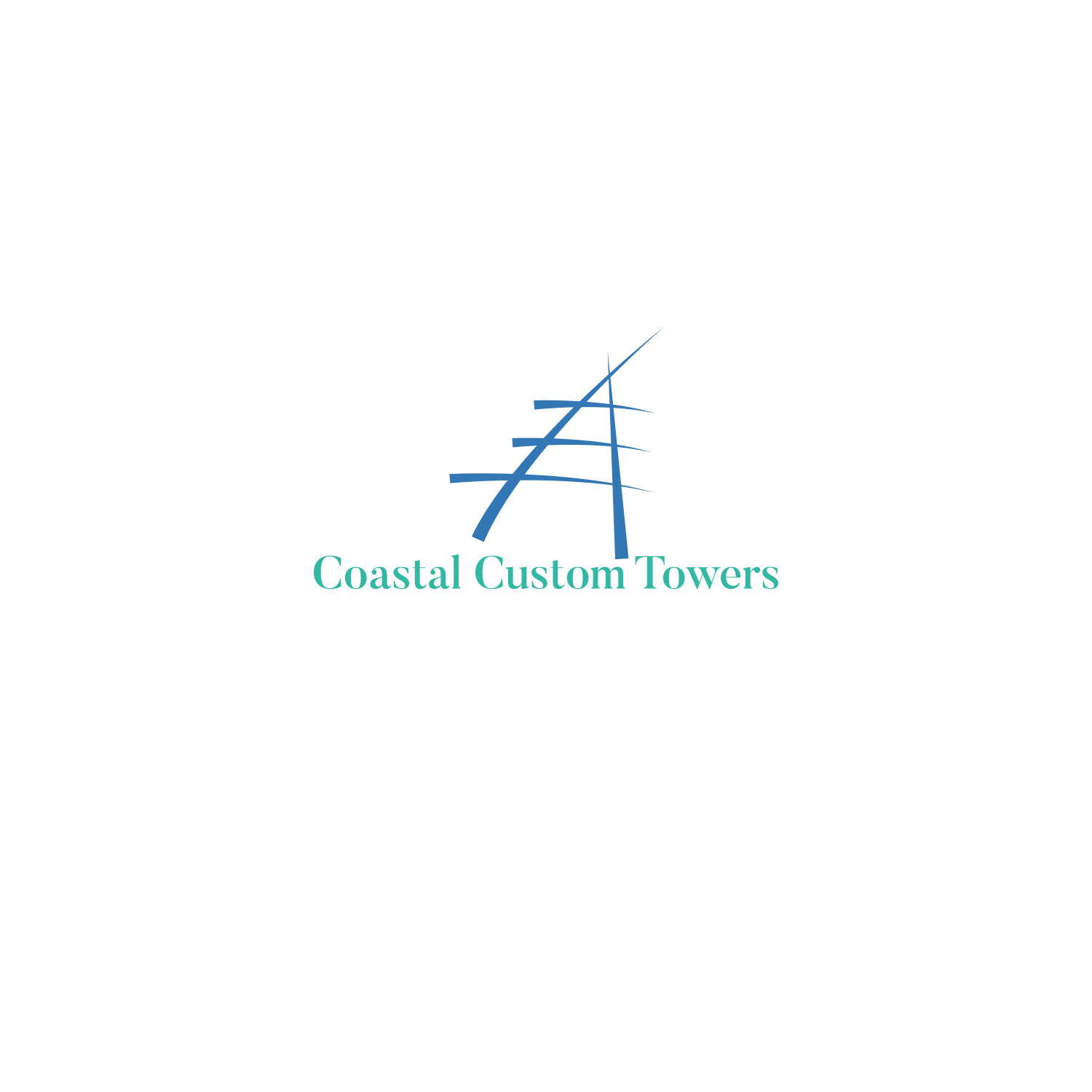 Logo-Design von DesignDUO für Coastal Custom Towers | Design #24596448