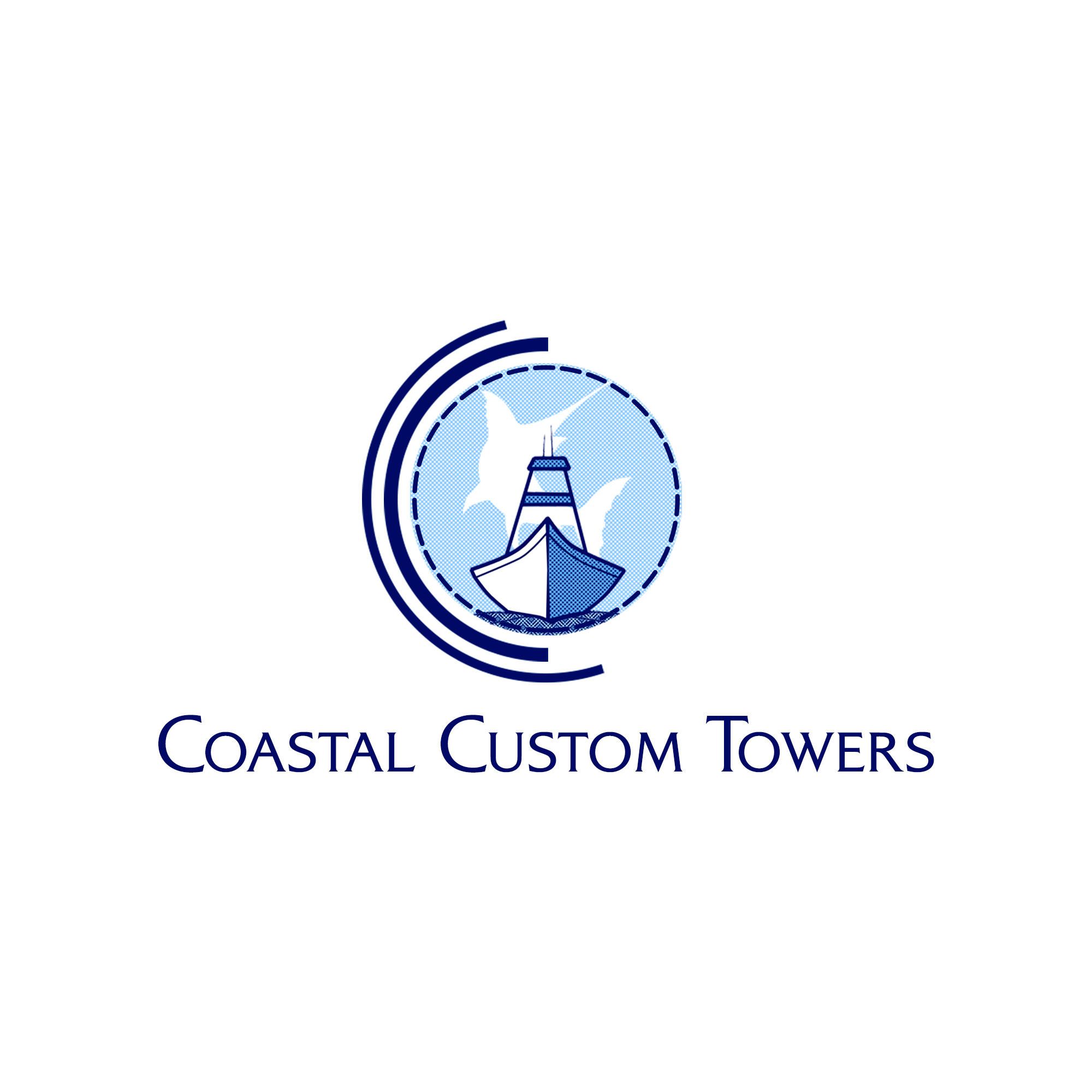 Diseño de Logo por ISK para Coastal Custom Towers | Diseño #24590466
