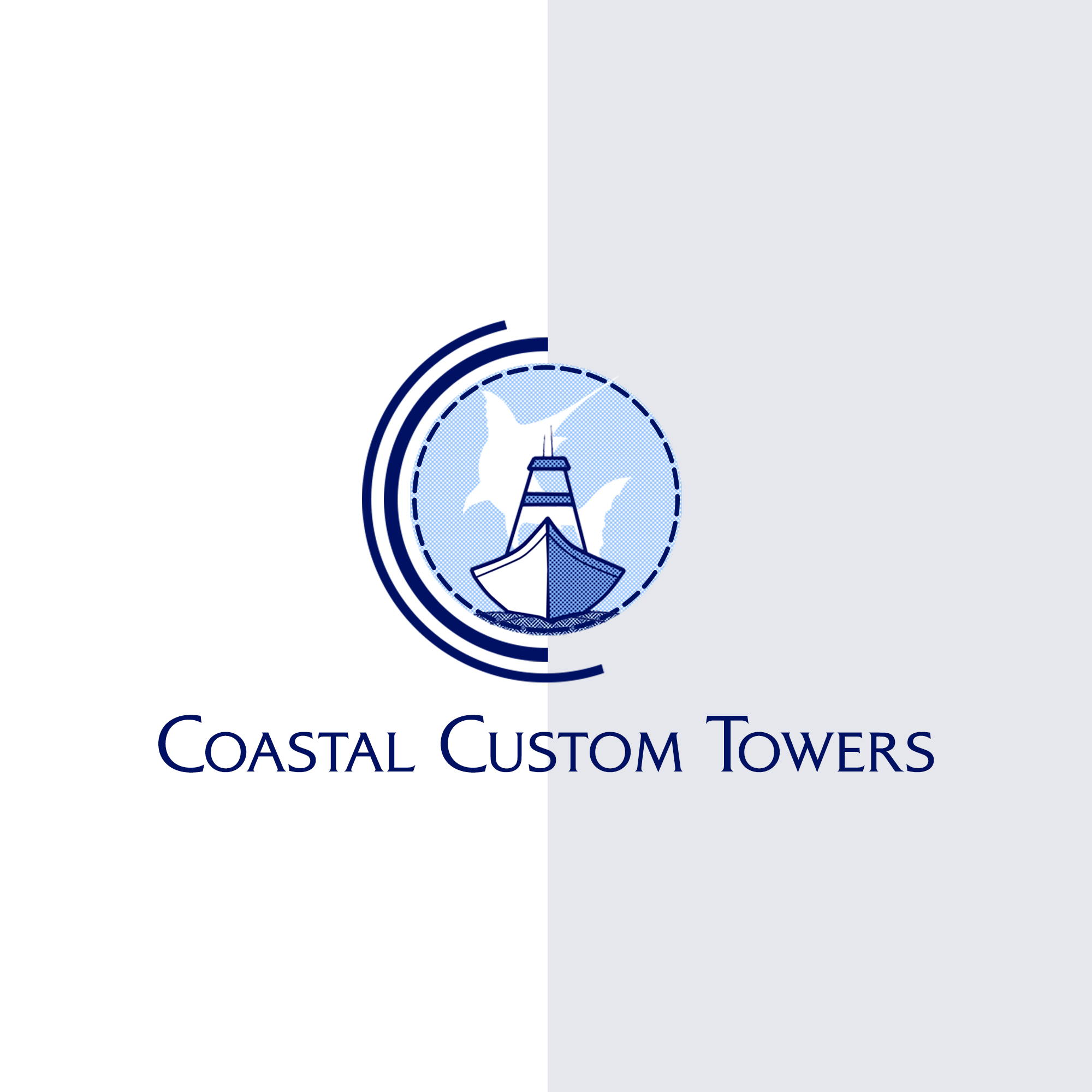 Logo Design by ISK for Coastal Custom Towers | Design #24590467