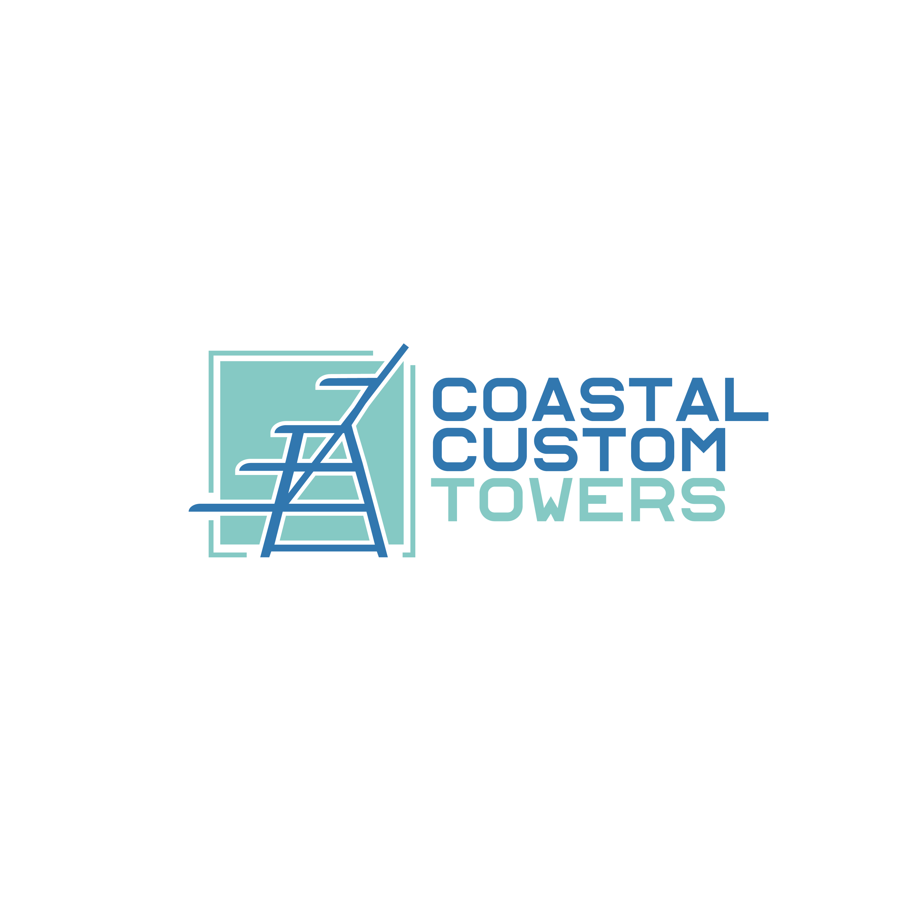 Logo Design by DANPAINEDESIGN for Coastal Custom Towers | Design #24651102