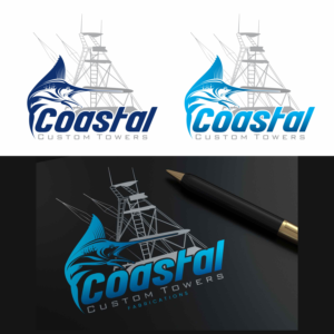 Logo-Design von Amit Panchal für Coastal Custom Towers | Design: #24590604