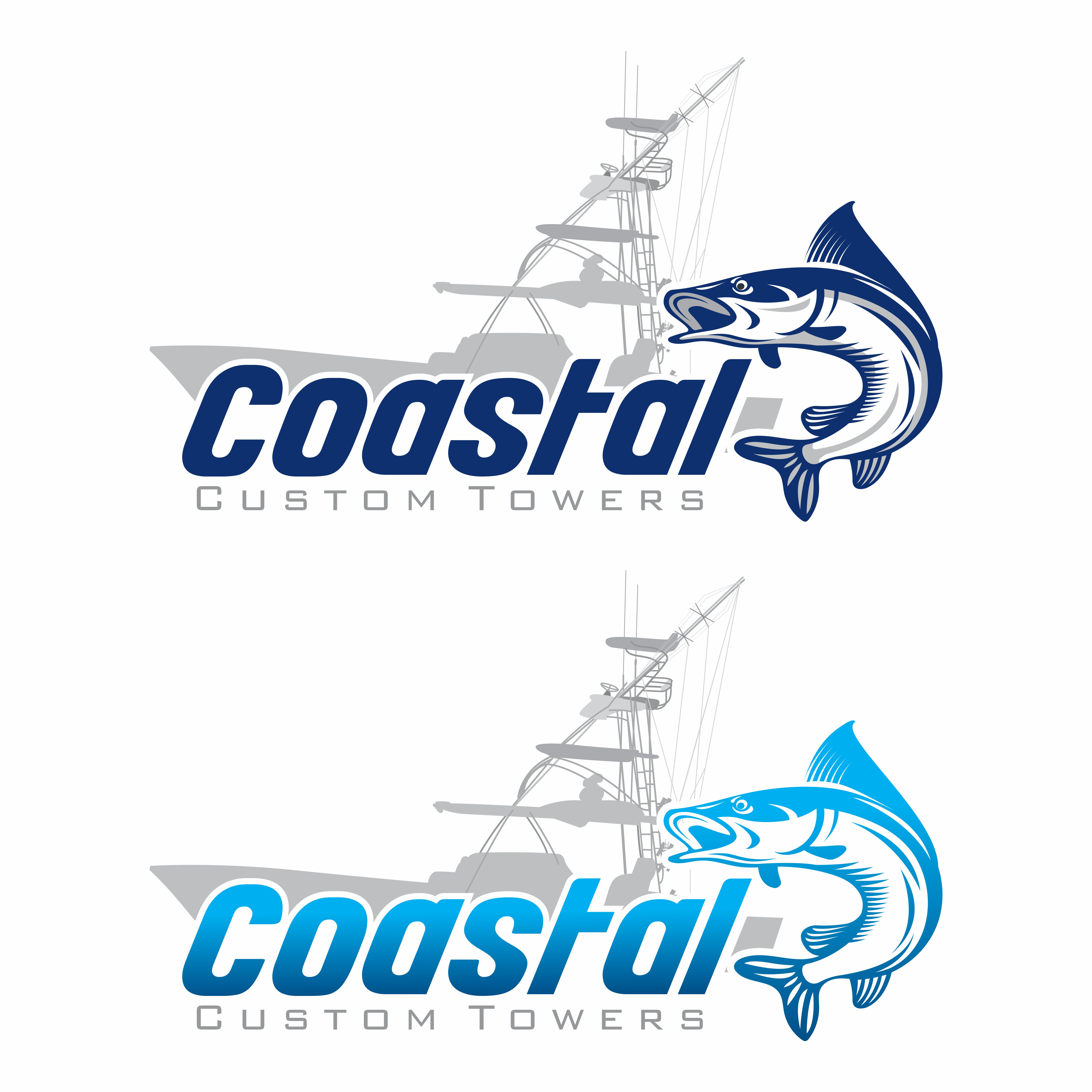Logo Design by Amit Panchal for Coastal Custom Towers | Design #24596199