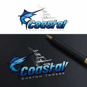 Logo-Design von Amit Panchal für Coastal Custom Towers | Design: #24597097
