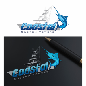 Logo-Design von Amit Panchal für Coastal Custom Towers | Design: #24603346