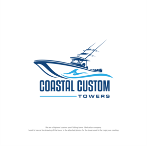 Logo-Design von Low_vertical für Coastal Custom Towers | Design: #24603761