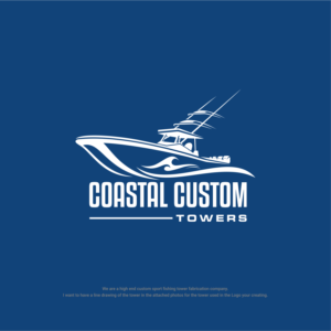 Logo-Design von Low_vertical für Coastal Custom Towers | Design: #24603778