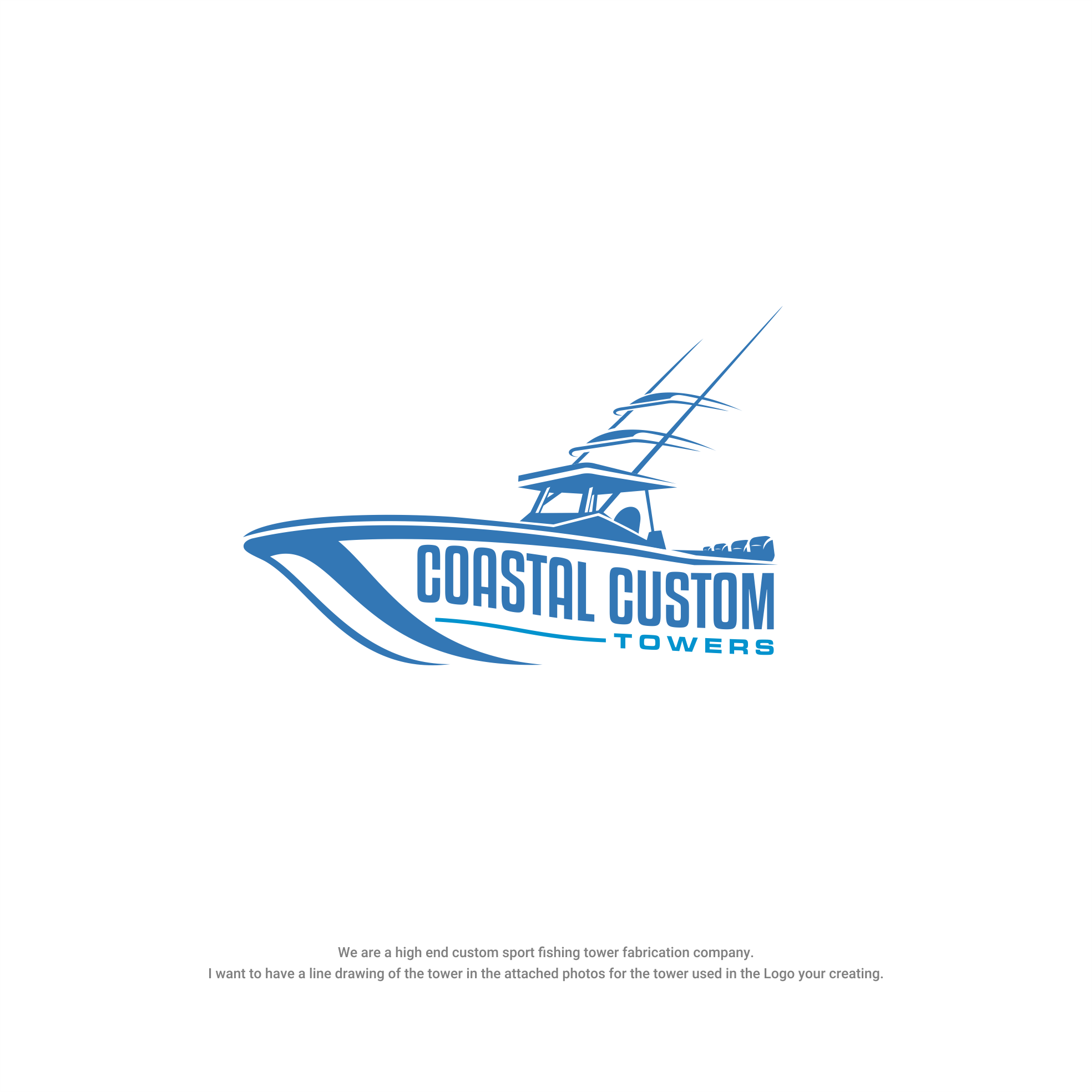 Logo Design by Low_vertical for Coastal Custom Towers | Design #24613202