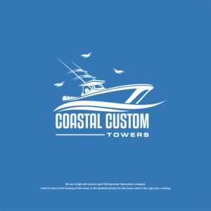 Logo-Design von Low_vertical für Coastal Custom Towers | Design: #24651301