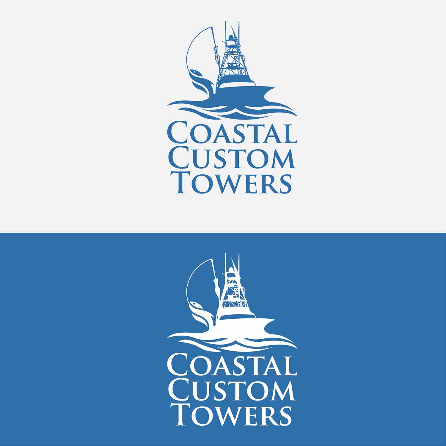 Logo Design by jaimechanics 2 for Coastal Custom Towers | Design #24601501