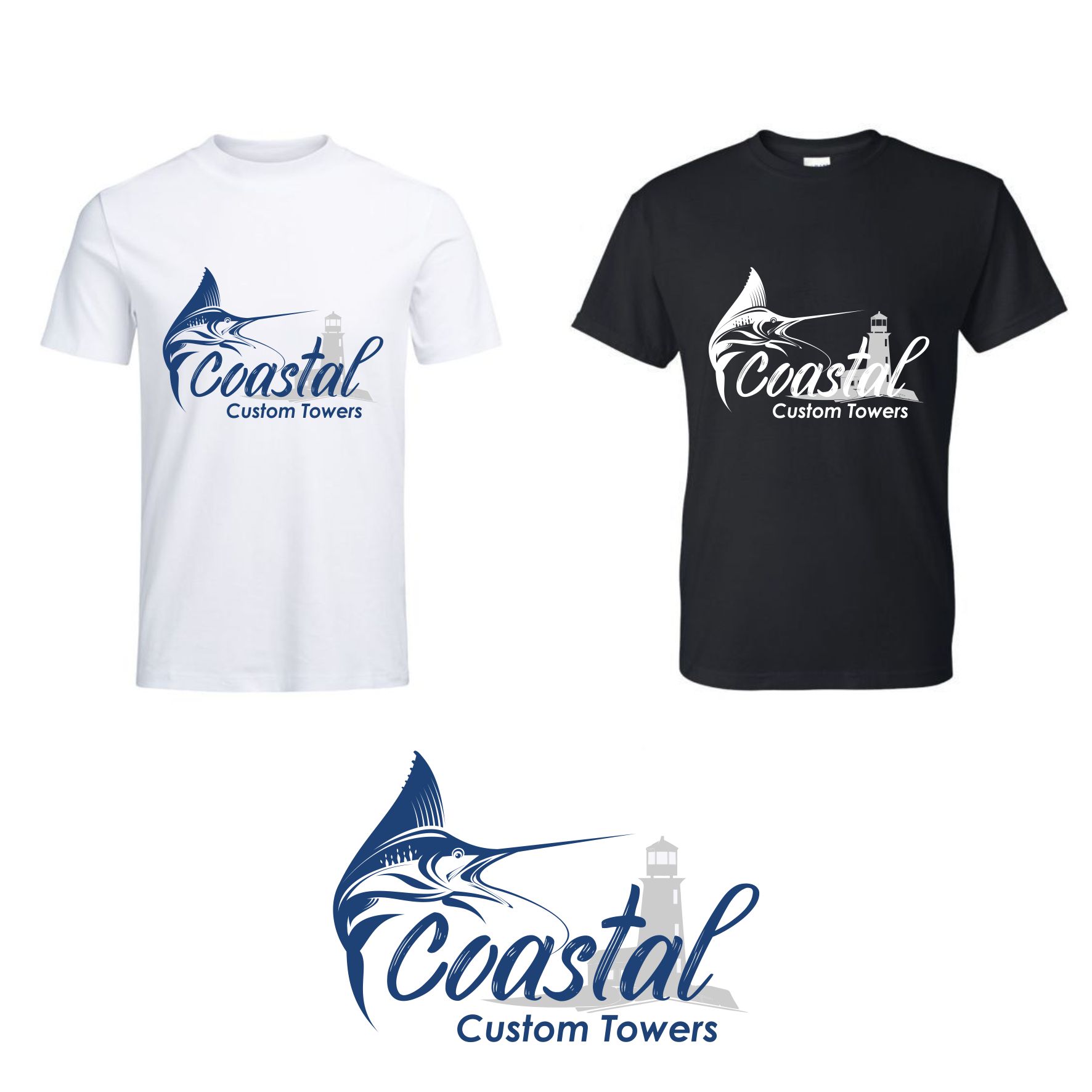 Logo Design by Winda U for Coastal Custom Towers | Design #24588651