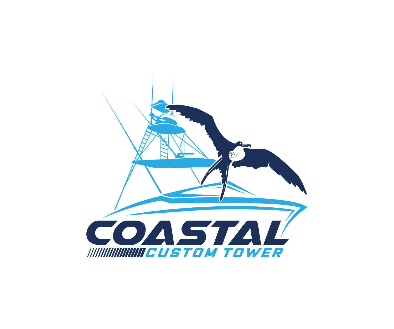 Logo Design by AinebAyoub for Coastal Custom Towers | Design #24593427