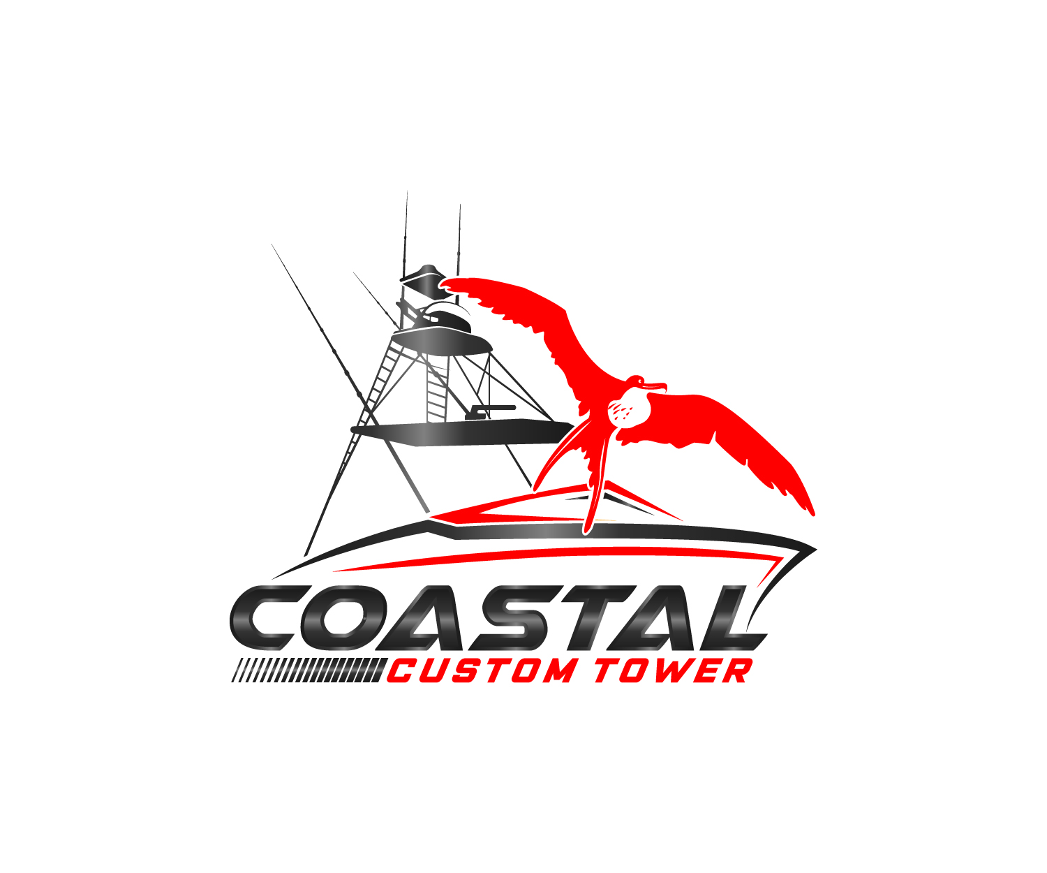 Logo Design by AinebAyoub for Coastal Custom Towers | Design #24593430