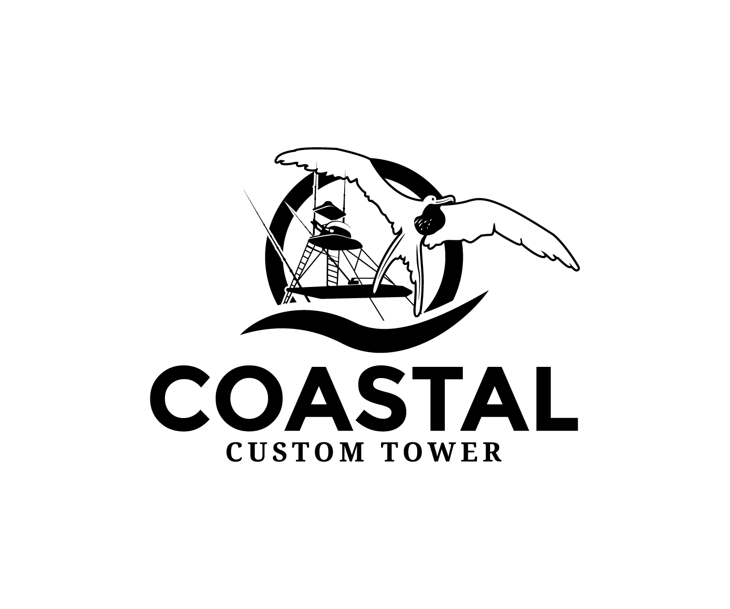 Logo Design by AinebAyoub for Coastal Custom Towers | Design #24593925