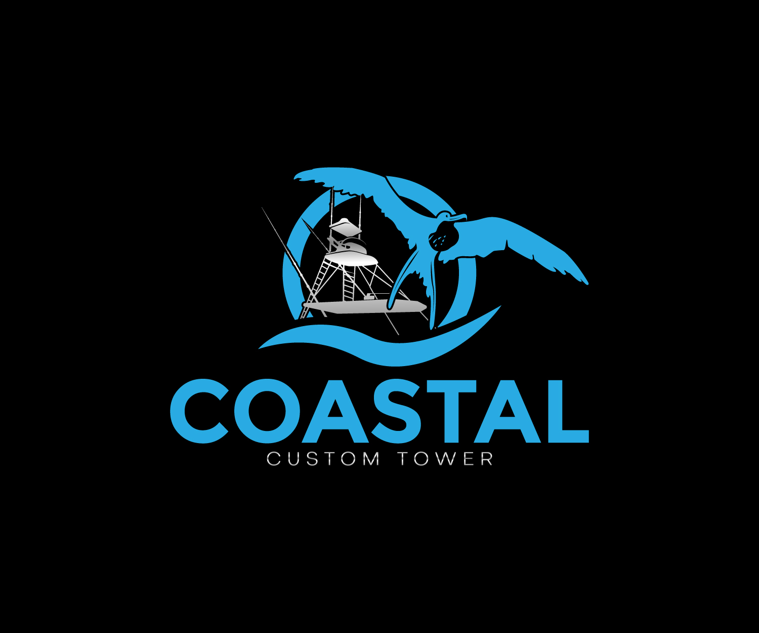 Logo Design by AinebAyoub for Coastal Custom Towers | Design #24593952