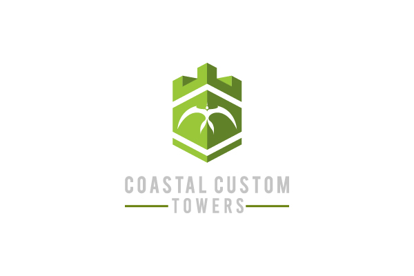 Logo-Design von Snap Arts für Coastal Custom Towers | Design #24588469
