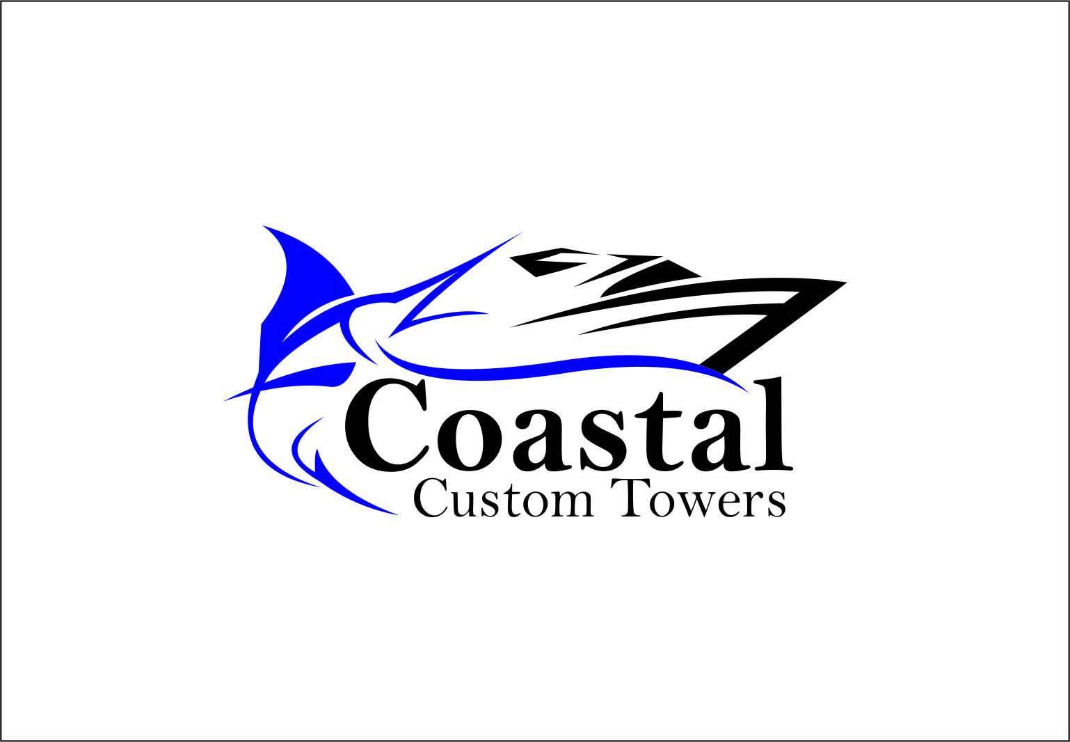 Logo Design by lukiricard for Coastal Custom Towers | Design #24588800