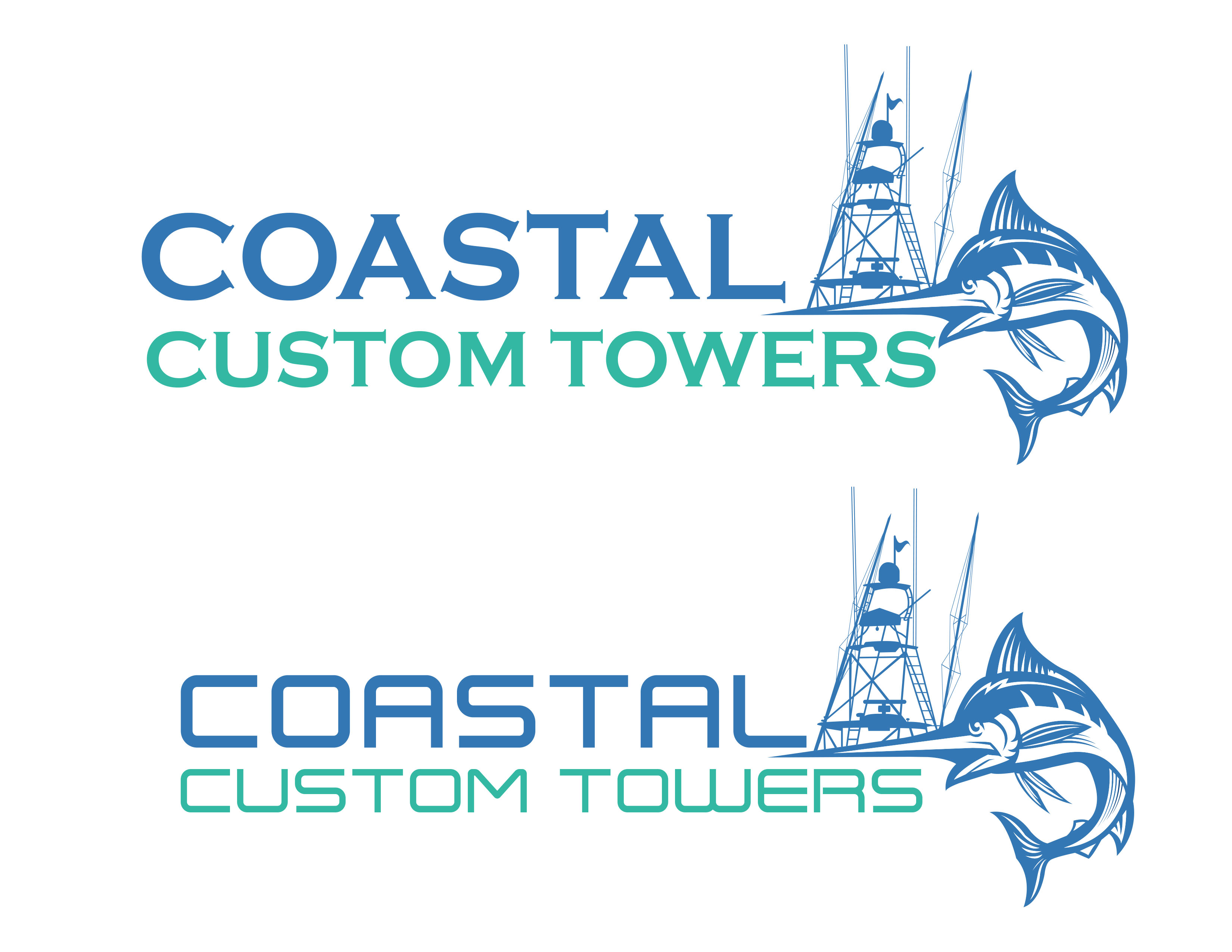 Logo Design by VanR for Coastal Custom Towers | Design #24599972