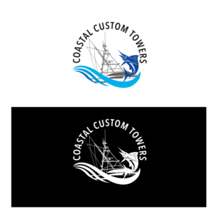 Logo Design by Jomon 2 for Coastal Custom Towers | Design: #24601068