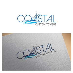 Logo Design by Jomon 2 for Coastal Custom Towers | Design: #24601257