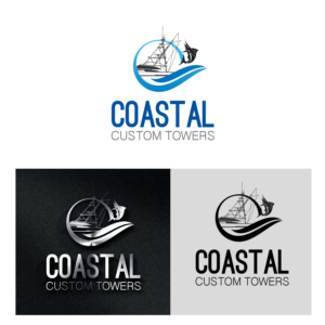 Logo Design by Jomon 2 for Coastal Custom Towers | Design: #24601329
