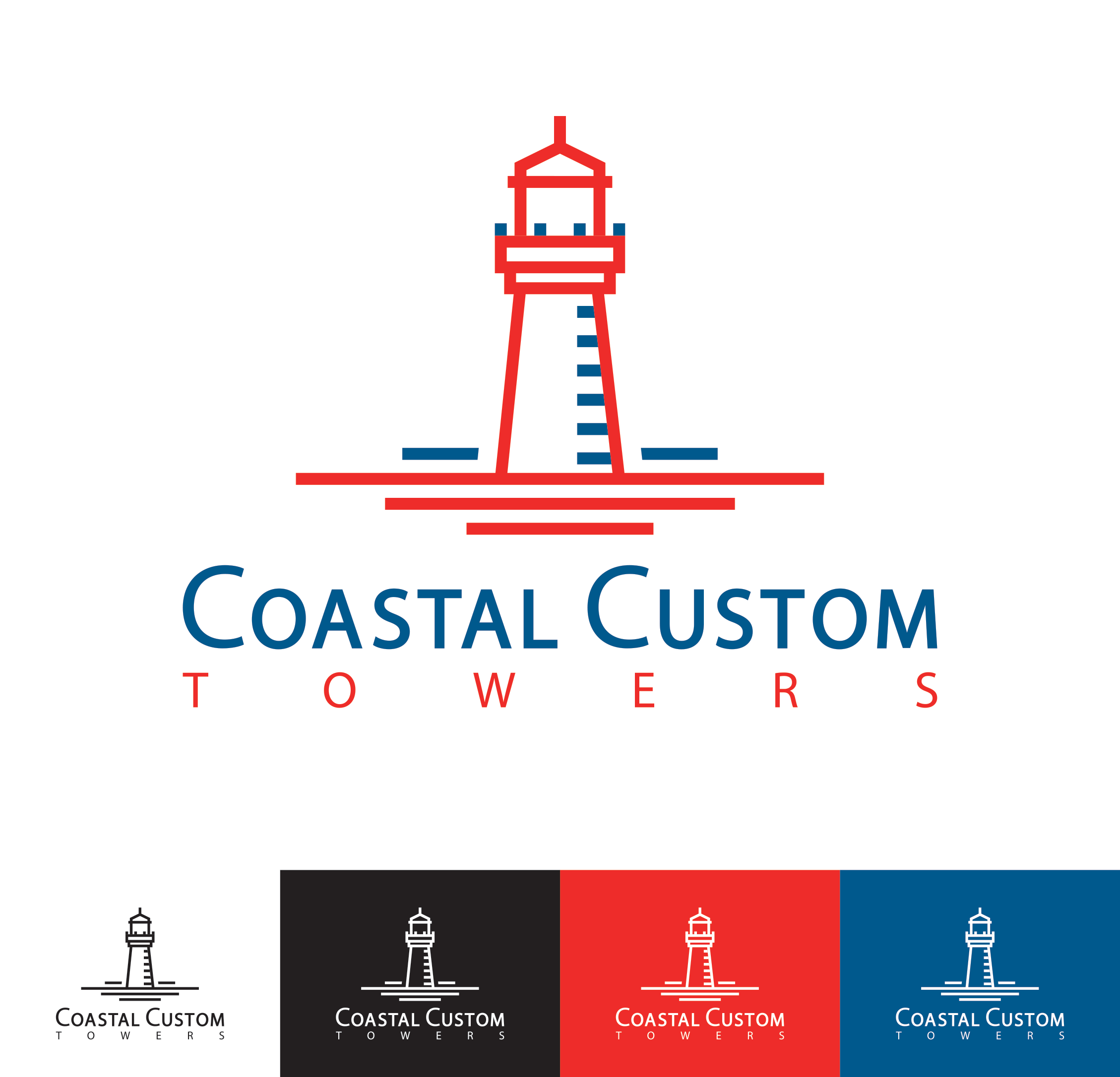 Logo Design by Nexart Design for Coastal Custom Towers | Design #24589484