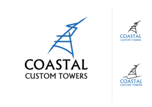 Logo Design by mrart. for Coastal Custom Towers | Design: #24597195