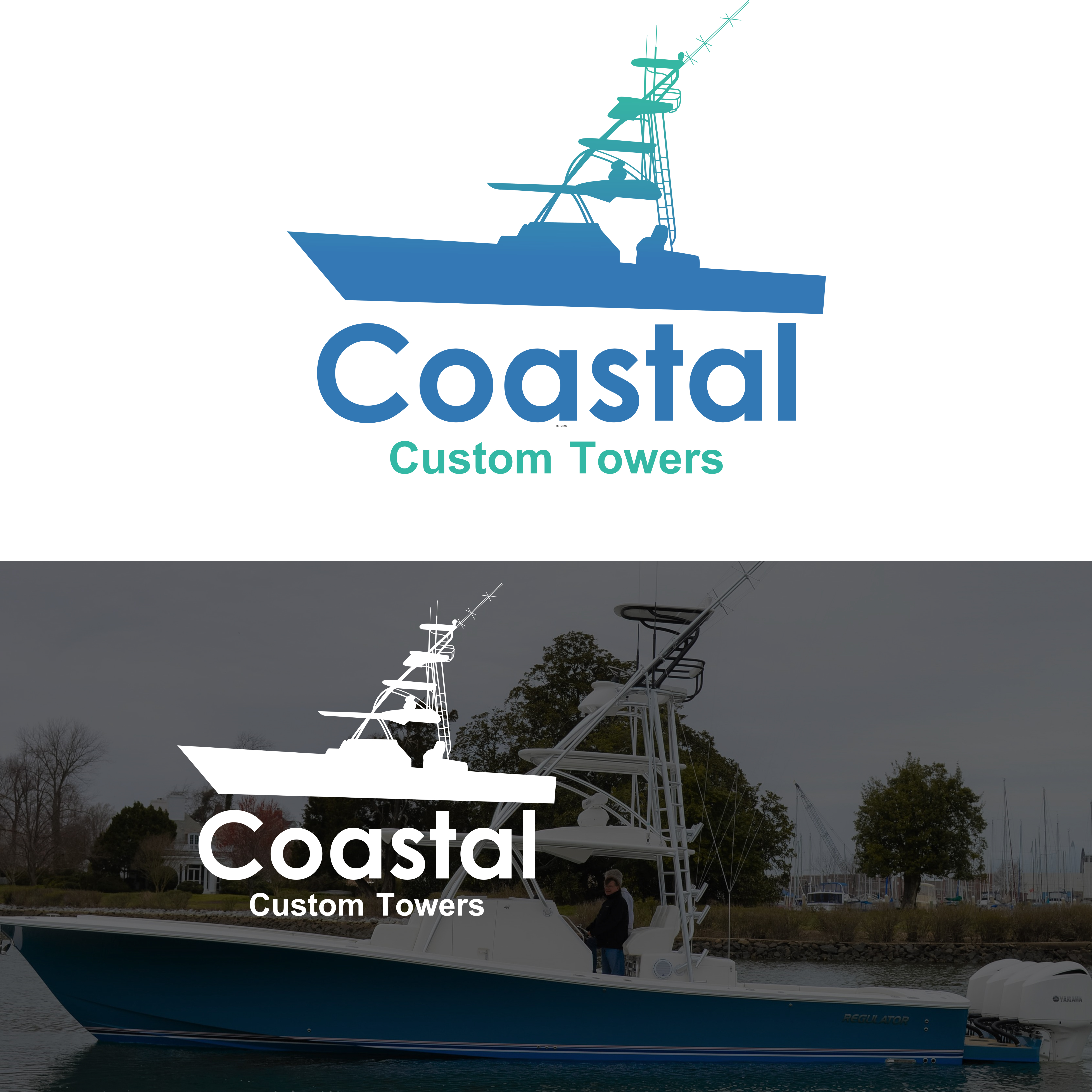 Logo Design by kenan 7 for Coastal Custom Towers | Design #24643105