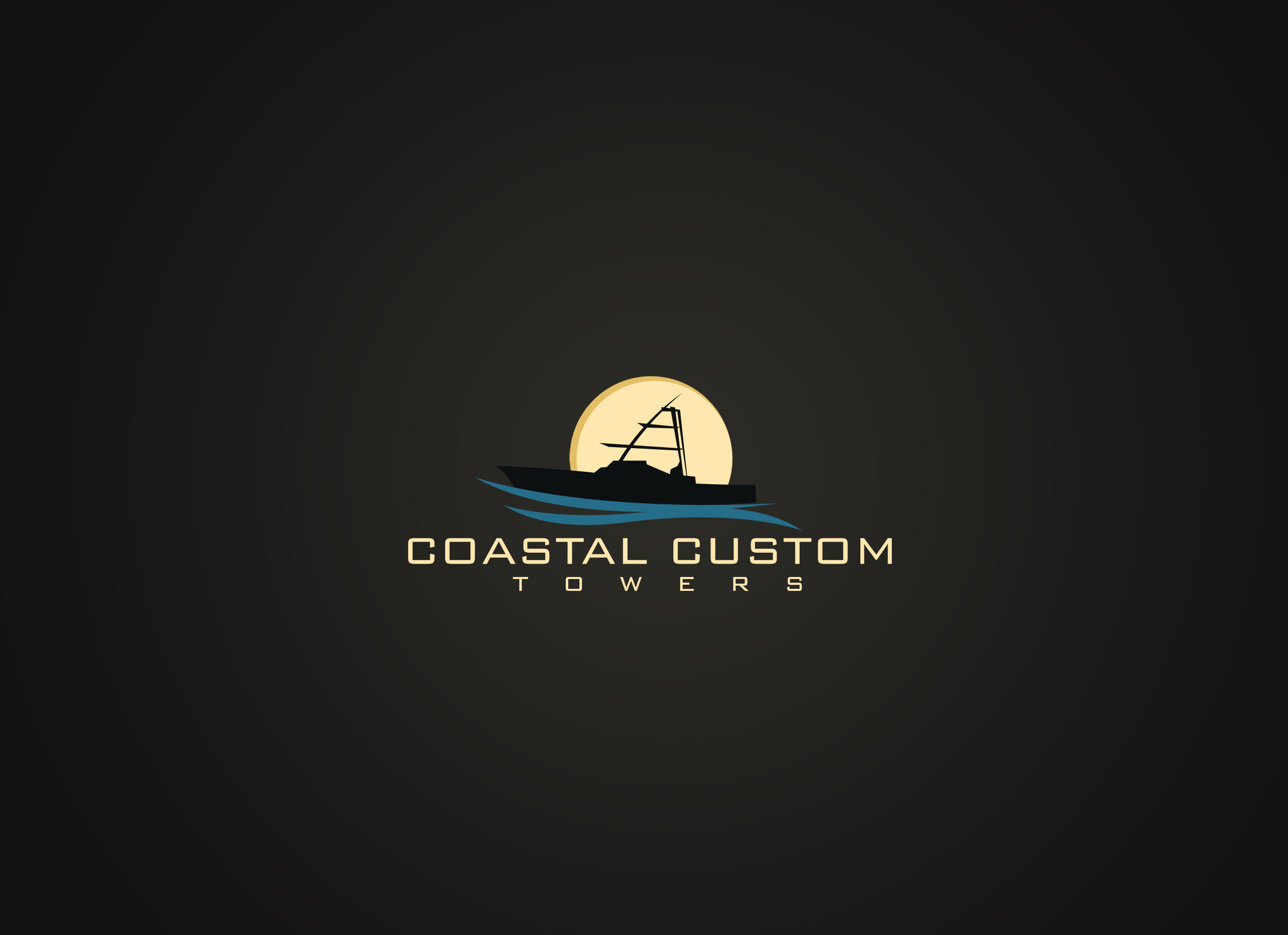 Logo Design by Taha Gharbawi for Coastal Custom Towers | Design #24672439