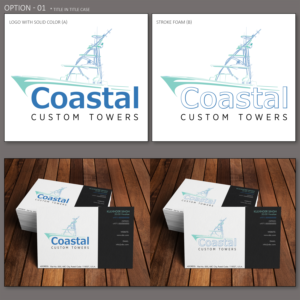Logo Design by kulvinder2779 for Coastal Custom Towers | Design: #24648888