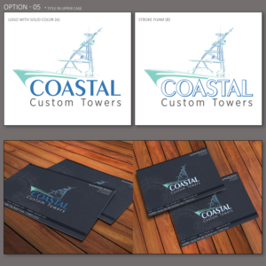 Logo Design by kulvinder2779 for Coastal Custom Towers | Design: #24648916