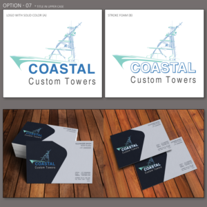 Logo Design by kulvinder2779 for Coastal Custom Towers | Design: #24648924