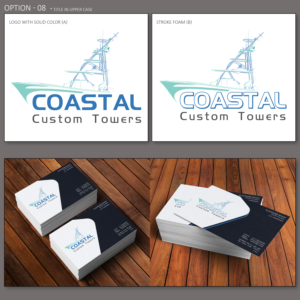 Logo Design by kulvinder2779 for Coastal Custom Towers | Design: #24648929