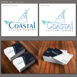 Logo Design by kulvinder2779 for Coastal Custom Towers | Design: #24653011