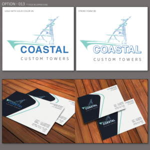Logo Design by kulvinder2779 for Coastal Custom Towers | Design: #24653014